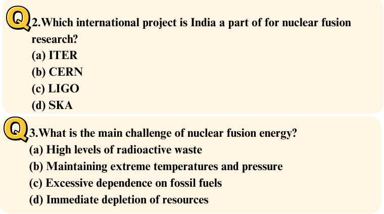 China's 'Artificial Sun'-East reactor - MCQ