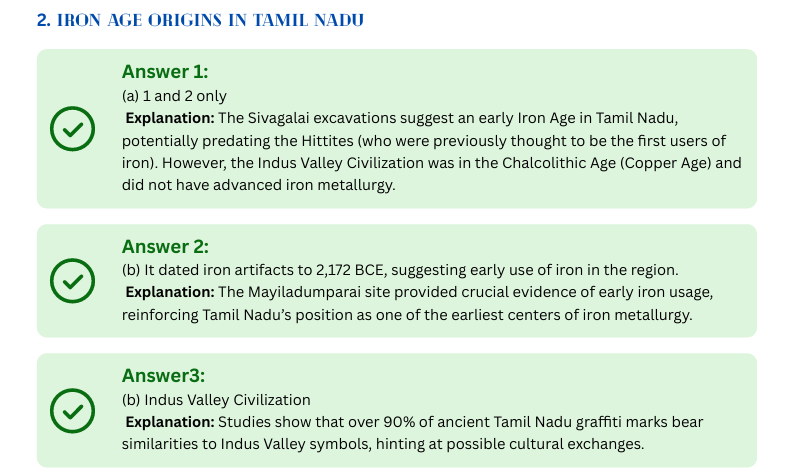 Iron age origin in Tamil Nadu